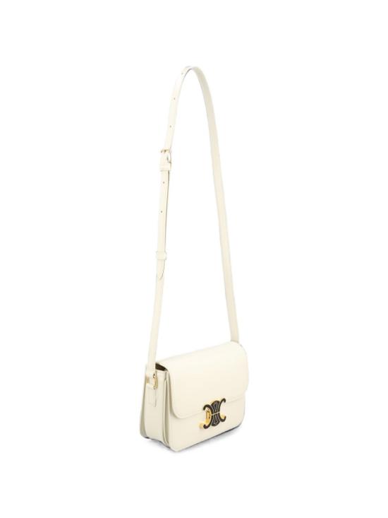 26FW 셀린느 틴 트리옹프 백 샤이니 카프스킨 18842 4K49GLN0 WHITE - CELINE