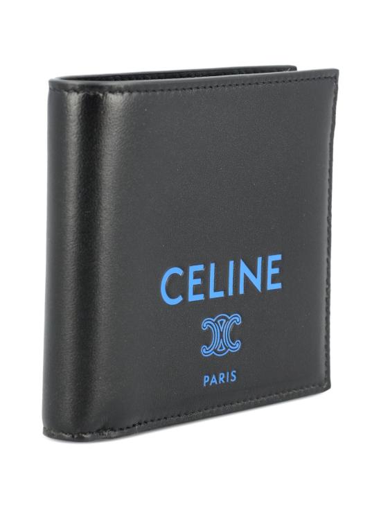 26FW 셀린느 소프트 램스킨 바이폴드 카드 지갑 10B653R24 GLK0 BLACK - CELINE