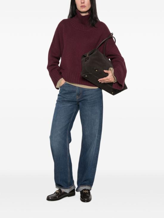 26FW 소프트 고트 터틀넥 FW25SF2104912076 BORDEAUX - SOFT GOAT