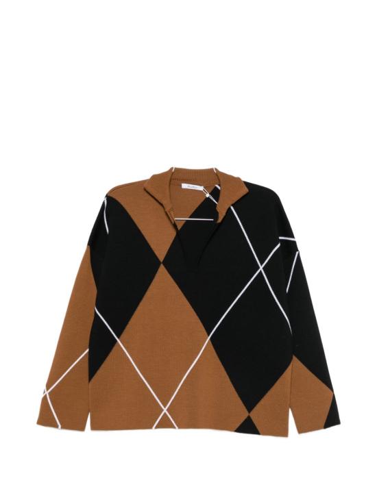 26FW 막스마라 폴로 티셔츠 21366232600 008 BLACK