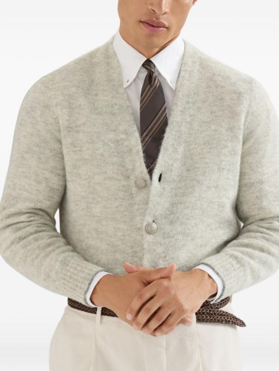 26FW 브루넬로 쿠치넬리 가디건 MTF709906 CY921 BEIGE - BRUNELLO CUCINELLI