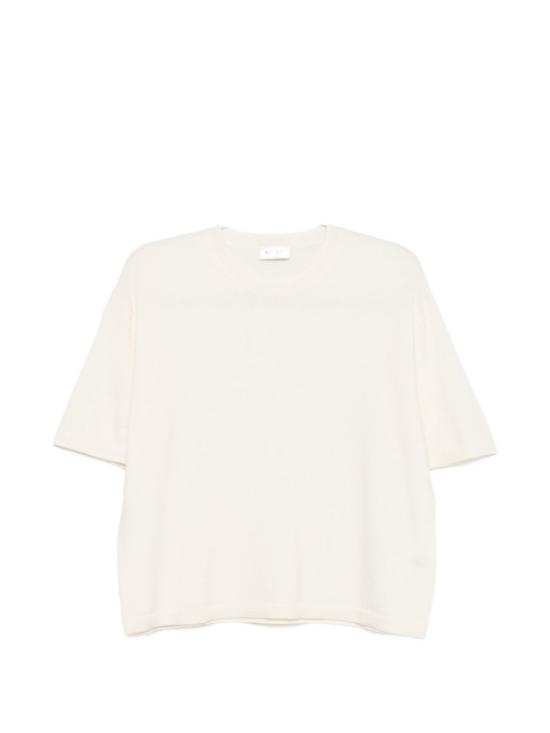 26FW 소프트 고트 반팔 티셔츠 2450110086 FEATHERWHITE