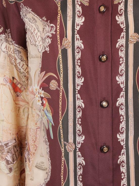 26FW 짐머만 블라우스 0901TF261 PLSCF VIOLET - ZIMMERMANN