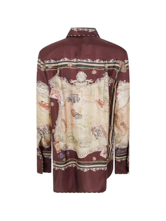 26FW 짐머만 블라우스 0901TF261 PLSCF VIOLET - ZIMMERMANN