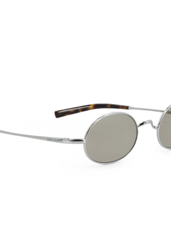 26FW 생로랑 T 라운드 메탈 선글라스 A003DP Y99178170 SILVER - SAINT LAURENT