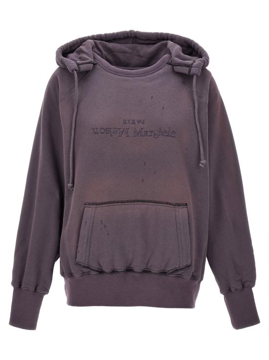  마르지엘라 후드 티셔츠 MA282430BM PURPLE