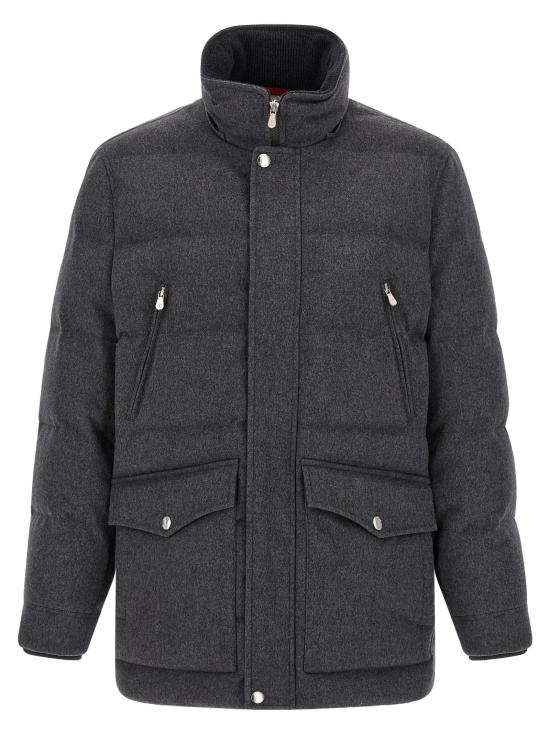 26FW 브루넬로 쿠치넬리 패딩 BR341511BM GRAY - BRUNELLO CUCINELLI