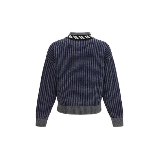 26FW 베르사체 가디건 VE10265451A190522E1B0BB NAVY - VERSACE