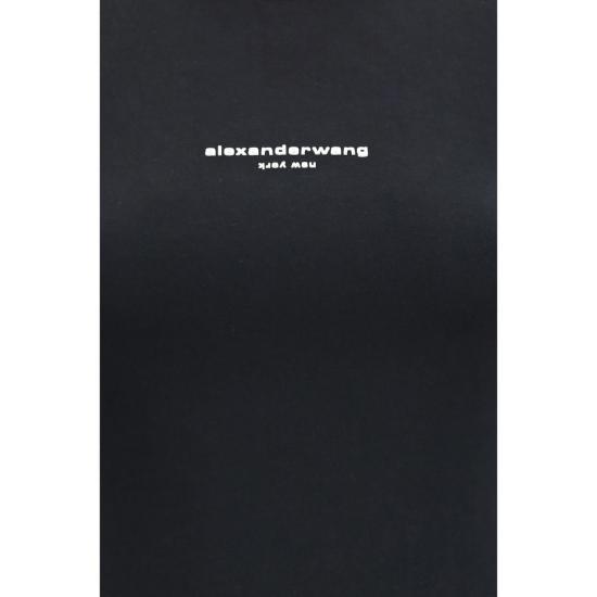 26FW 알렉산더 왕 폴로 티셔츠 AL1CC4261457001BB BLACK - ALEXANDER WANG