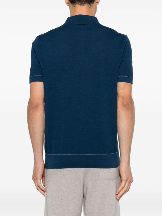 26FW 브리오니 폴로 티셔츠 UMR20O P0K154412 ROYAL BLUE - BRIONI