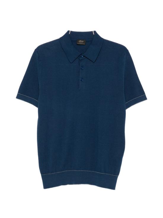 26FW 브리오니 폴로 티셔츠 UMR20O P0K154412 ROYAL BLUE