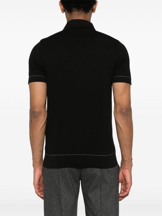 26FW 브리오니 폴로 티셔츠 UMR20O P0K151012 BLACK - BRIONI