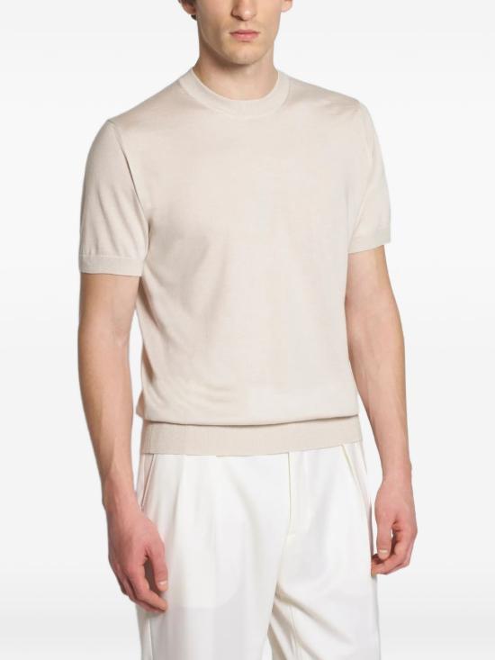 26FW 브리오니 반팔 티셔츠 UMR00L P1K829292 WHITE - BRIONI