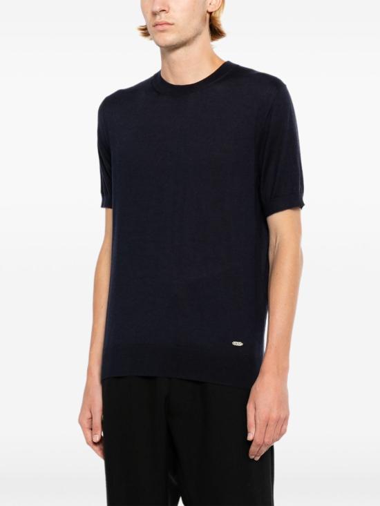 26FW 브리오니 반팔 티셔츠 UMR00L P1K824200 NAVY - BRIONI