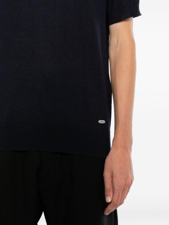26FW 브리오니 반팔 티셔츠 UMR00L P1K824200 NAVY - BRIONI