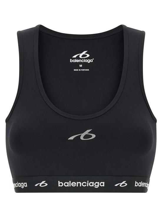 26FW 발렌시아가 민소매 티셔츠 BA341479BM BLACK