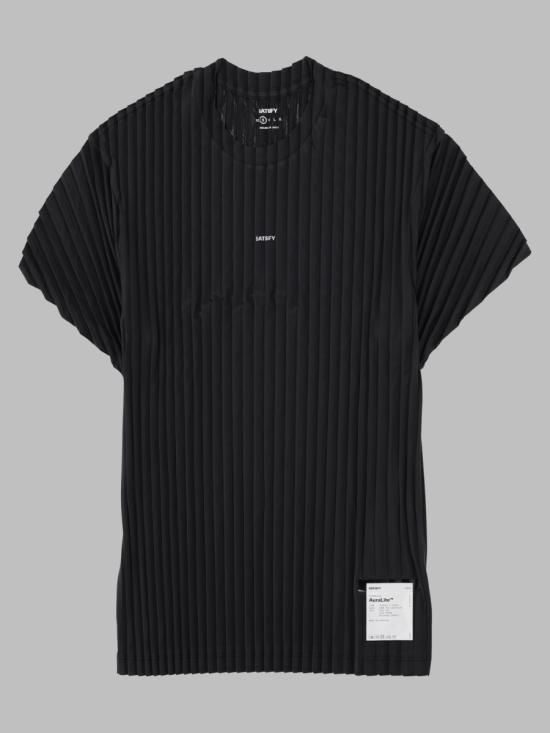 26SS 새티스파이 반팔 티셔츠 11043 00001 00001 BLACK