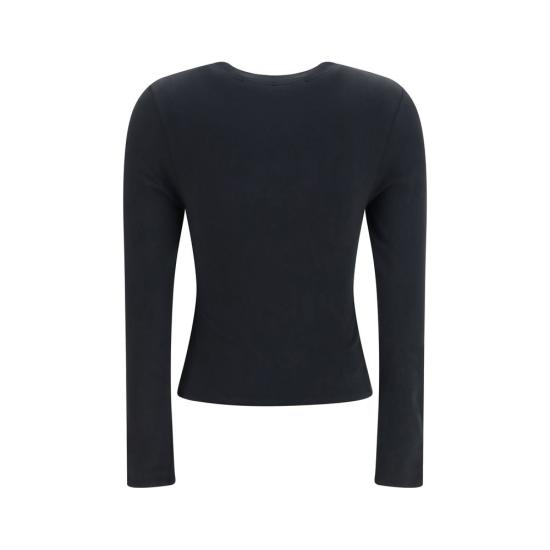 26FW 알렉산더 왕 폴로 티셔츠 AL1CC4261457001BB BLACK - ALEXANDER WANG