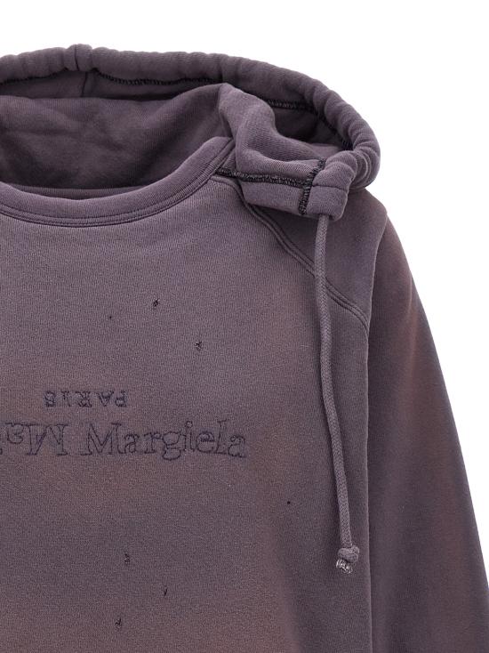  마르지엘라 후드 티셔츠 MA282430BM PURPLE - MAISON MARGIELA