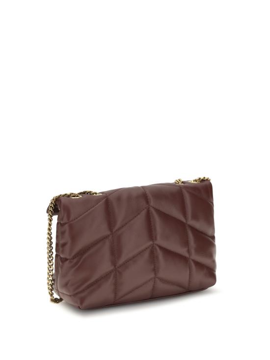 26FW 생로랑 토이 푸퍼 램스킨 숄더백 7593371EL07 6197 BORDEAUX - SAINT LAURENT