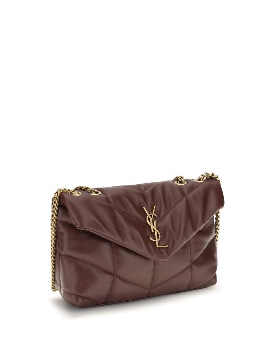 26FW 생로랑 토이 푸퍼 램스킨 숄더백 7593371EL07 6197 BORDEAUX - SAINT LAURENT
