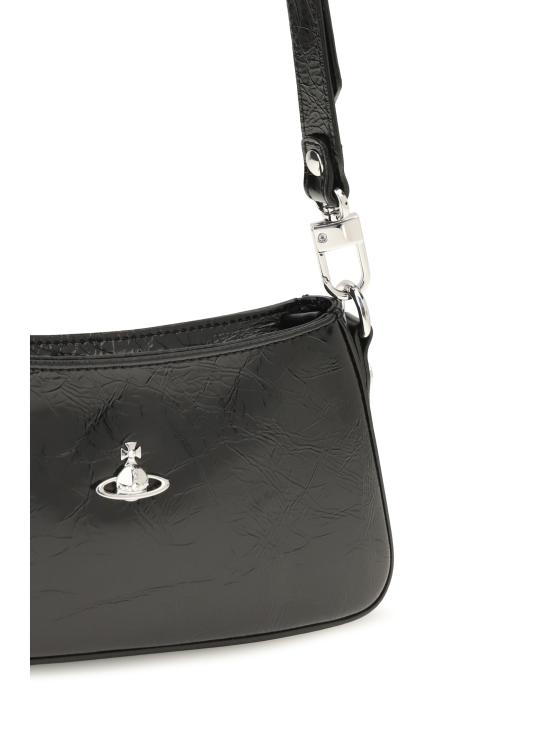 26FW 비비안웨스트우드 ORB 타샤 레더 스터드 숄더백 5801000JWL00EO N401 BLACK - VIVIENNE WESTWOOD