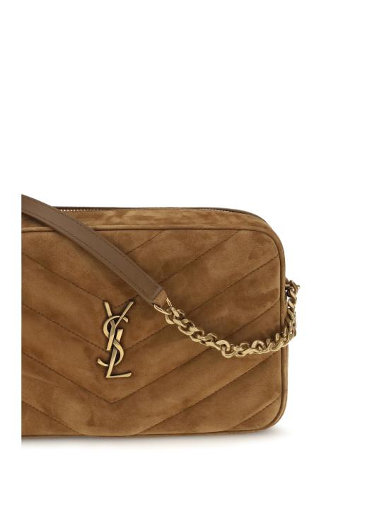 26FW 생로랑 루루 마틀라세 스웨이드 카메라 백 869468AAEY6 2916 BROWN - SAINT LAURENT