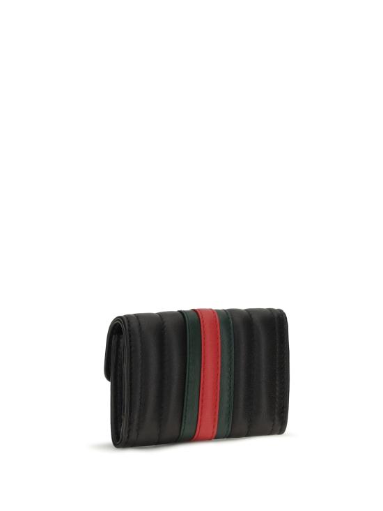 26FW 구찌 젯셋 GG 마몽 바이폴드 카드 케이스 A006X3AAHA4 1068 BLACK - GUCCI