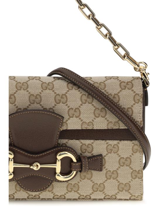 26FW 구찌 홀스빗 리스트레토 미디엄 숄더백 A006KQFAGGX 9651 BEIGE - GUCCI