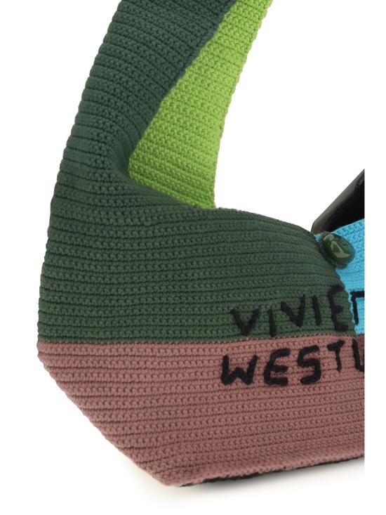 26FW 비비안웨스트우드 엘리 크로셰 패치워크 숄더백 46020019UK007P O105 MULTICOLOUR - VIVIENNE WESTWOOD