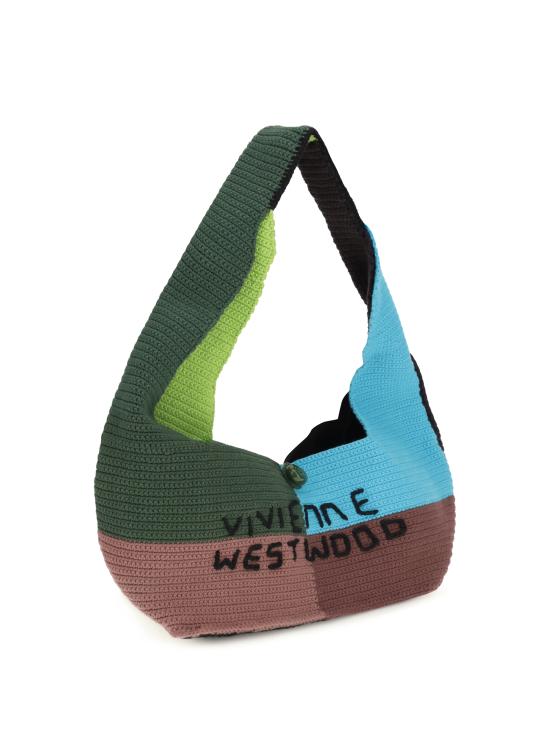 26FW 비비안웨스트우드 엘리 크로셰 패치워크 숄더백 46020019UK007P O105 MULTICOLOUR - VIVIENNE WESTWOOD