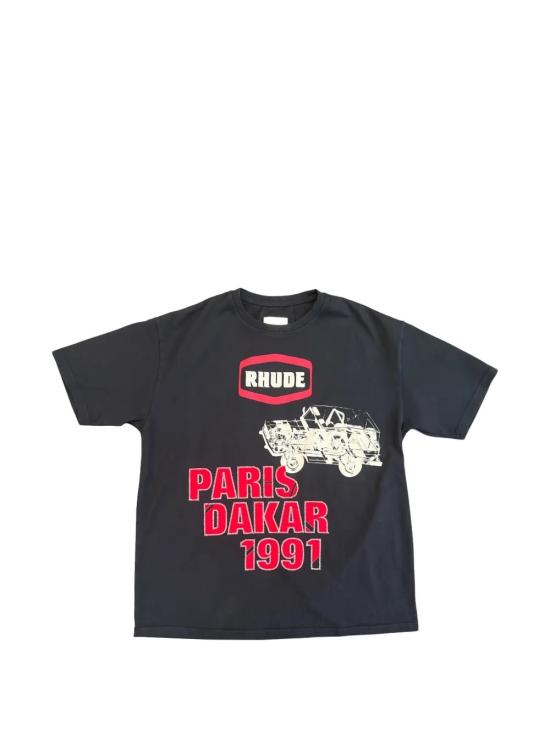 26FW 루드 반팔 티셔츠 RHPF26TT04012 3159 VINTAGE BLACK WHITE RED