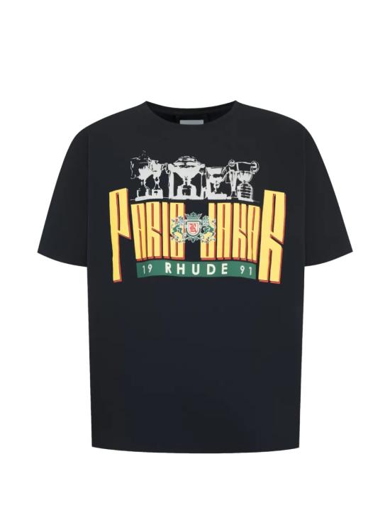 26FW 루드 반팔 티셔츠 RHPF26TT10012 6384 VINTAGE BLACK YELLOW GREEN
