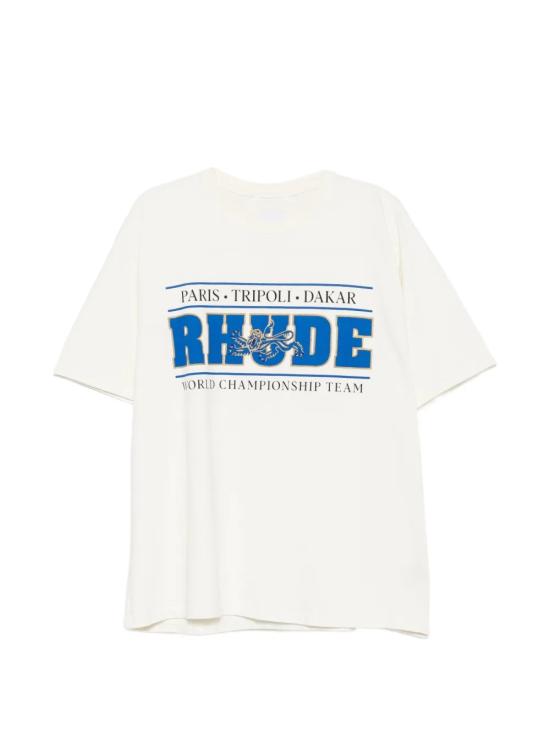 26FW 루드 반팔 티셔츠 RHPF26TT05012 6184 VINTAGE WHITE BLUE