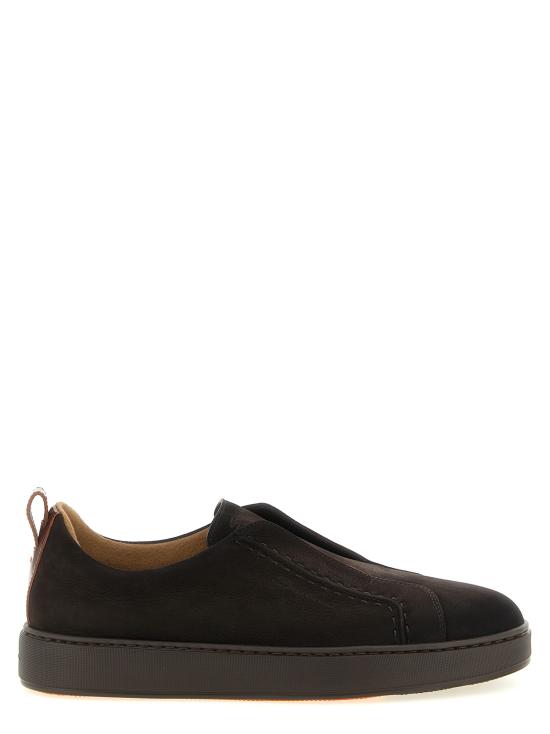 26FW 산토니 스니커즈 MBCD22222SMOKEMUT60T60 Brown