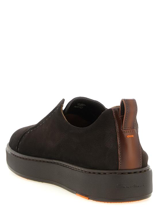 26FW 산토니 스니커즈 MBCD22222SMOKEMUT60T60 Brown - SANTONI