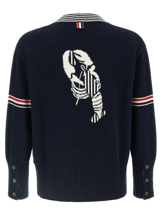 26FW 톰브라운 가디건 MKC645AY3043415 Blue - THOM BROWNE