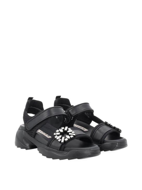26SS 로저비비에 비브 온 더 런 샌들 RVW80044270V4CB999 BLACK - ROGER VIVIER