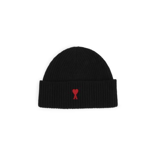 26FW 아미 비니 BFUHA116 018 009 BLACK RED - AMI