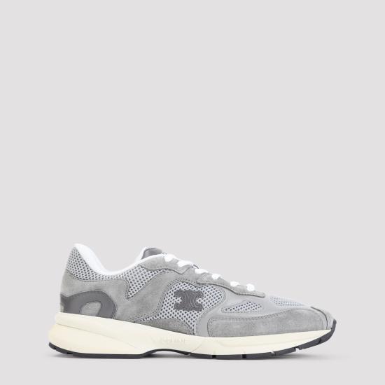 26FW 셀린느 카프스킨 메쉬 러너 스니커즈 368255500 09EC GREY ECRU