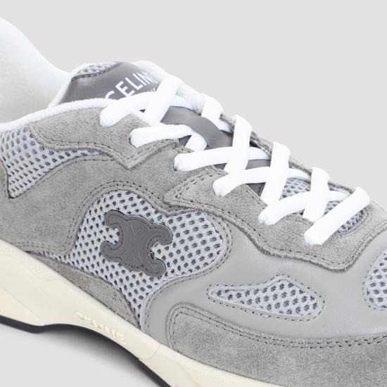 26FW 셀린느 카프스킨 메쉬 러너 스니커즈 368255500 09EC GREY ECRU - CELINE