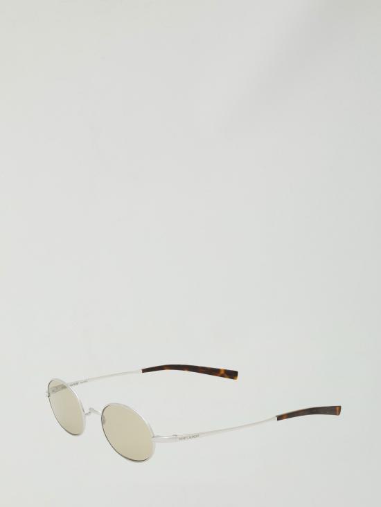 26FW 생로랑 라운드 메탈 선글라스 A003DP SILVER - SAINT LAURENT