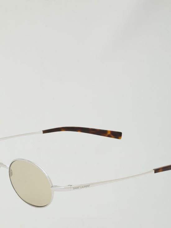 26FW 생로랑 라운드 메탈 선글라스 A003DP SILVER - SAINT LAURENT