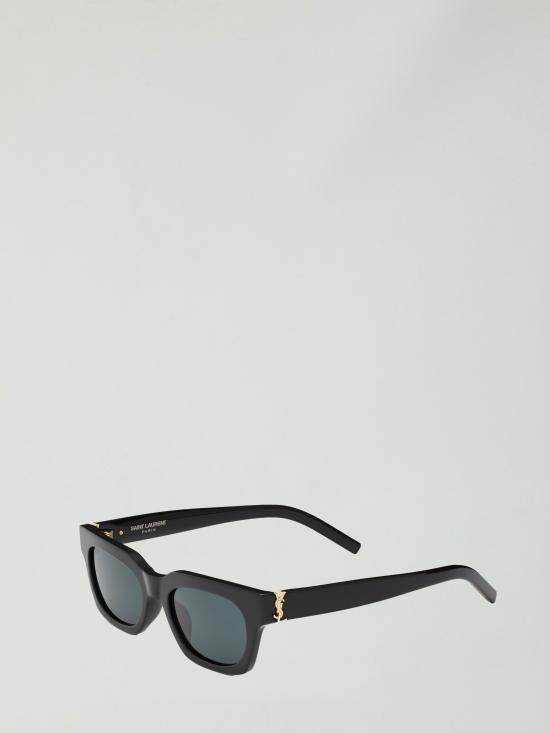 26FW 생로랑 카산드라 SL M175 렉탱귤러 선글라스 A003E3 BLACK - SAINT LAURENT