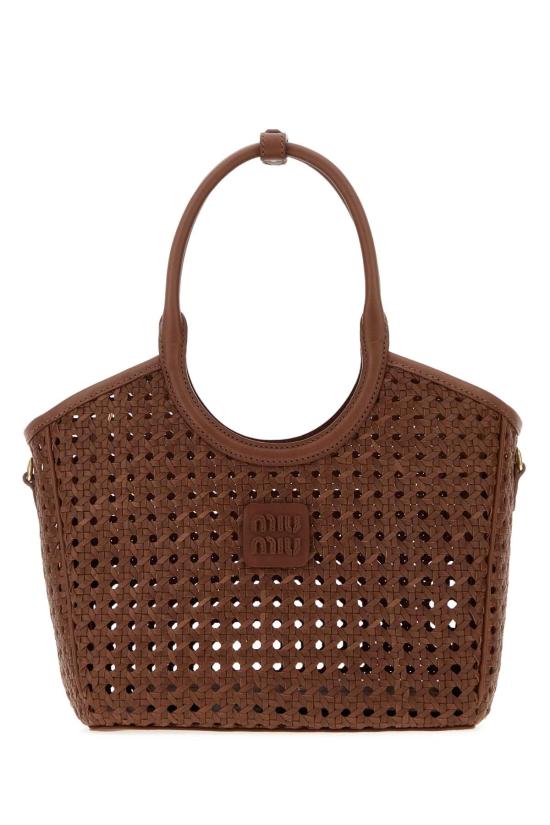 26FW 미우미우 아이비 나파 레더 쇼퍼백 아이비 나파 레더 쇼퍼백 5BA284VMWN2G7R F0316 Brown