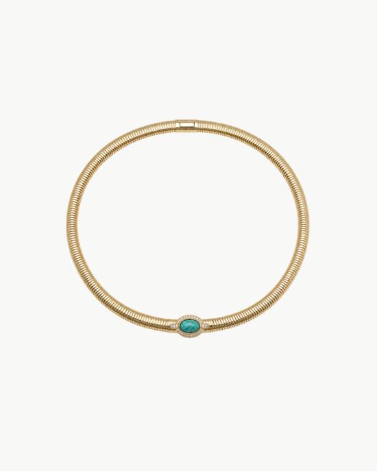  네이티브잼 목걸이/팬던트 네이티브 젬 밀라노 터쿼이즈 목걸이 - NATIVE GEM
