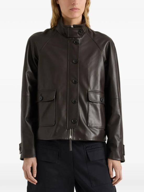 26FW 프로엔자슐러 가죽 자켓 wL2641138LR222217 Brown - PROENZA SCHOULER