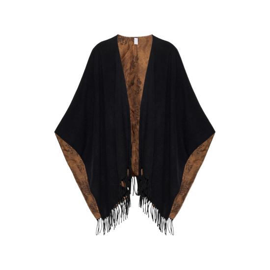 26FW 살바토레 페라가모 케이프 321324 0798504 NERSO BLACK BROWN