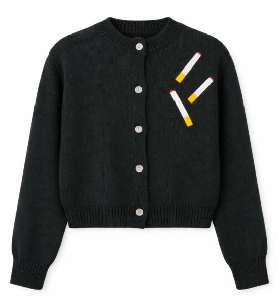  패션 브랜드 컴퍼니 가디건 패션 브랜드 회사 미스터 로저스 시가렛  블랙 - FASHION BRAND COMPANY