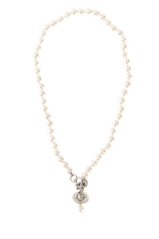 26FW 비비안웨스트우드 알렉사 펄 목걸이 6301011102P226CN P226 White